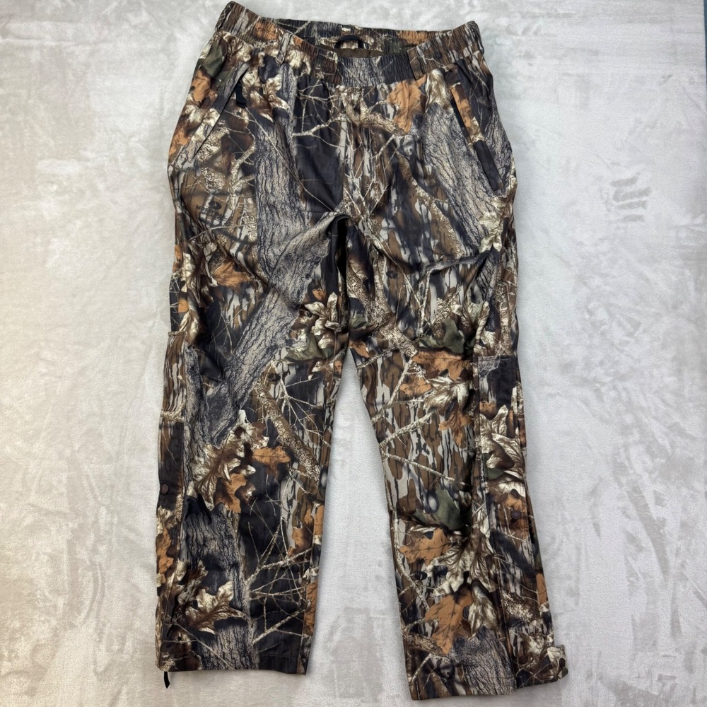 Cabelas Gore-Tex Mossy Oak Break Up Camo Pants Mens XL Regular Hunting Rain